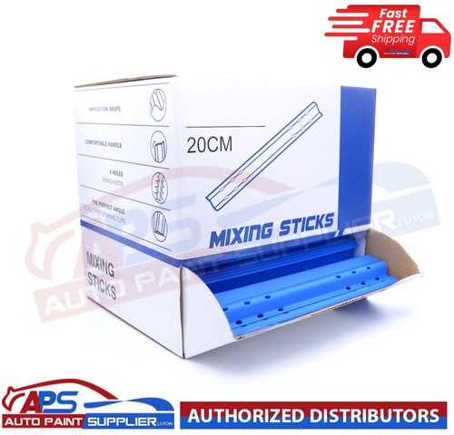 Blue plastic paint mixing - blue,