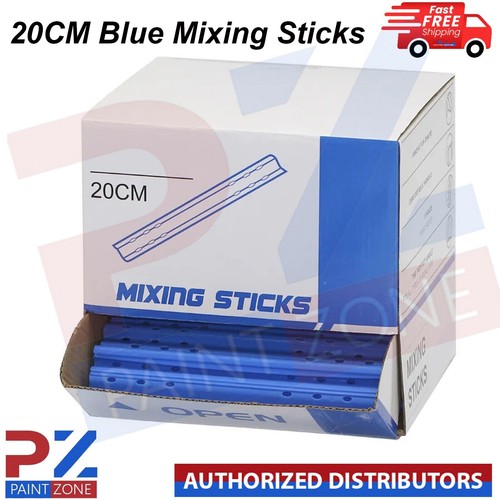 Blue plastic paint mixing - blue,
