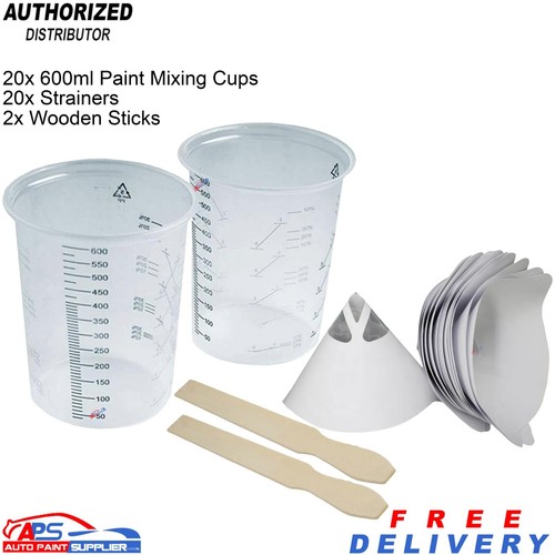 600ml paint mixing cups - cups, 20